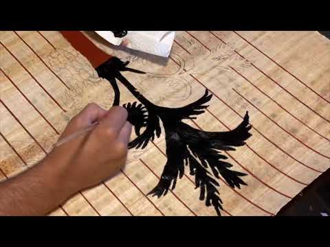 Papyrus Art Painting - Replica from the Tomb of Pashedu
