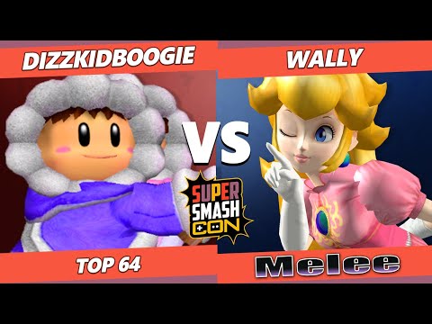 SSC Fall Fest Melee Top 64 - DizzKidBoogie (Ice Climbers) Vs. Wally (Peach) SSBM Melee Tournament