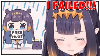 - Ina failed to get hugs from rare Hololive members
