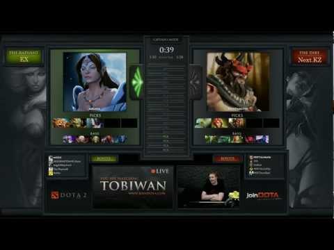 GIGABYTE joinDOTA Open - EX vs NextKZ - Semi Final - Part1