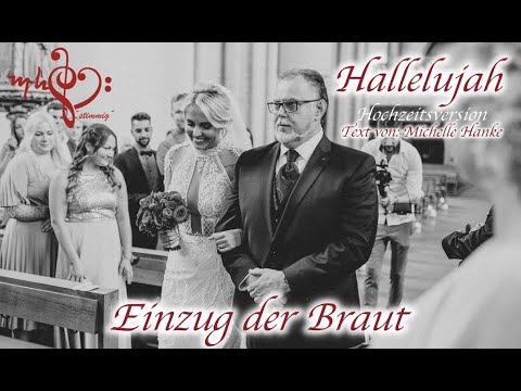 Das meist gewünschte Lied ist definitiv meine deutsche Hochzeitsversion des Klassikers "Hallelujah". Ich freue mich riesig darüber, dass euch mein selbstgeschriebener Text so gefällt.