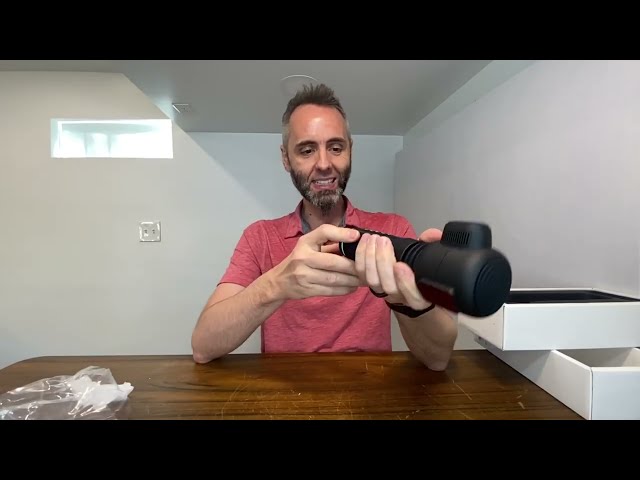 Best Deep Tissue Massager with Red Light Therapy - product in use