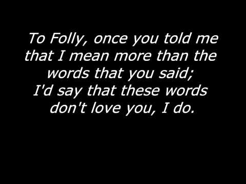 Secondhand Serenade - I Don't Wanna [NEW SONG] Lyrics