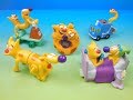1999 NICKELODEON S CATDOG FULL SET OF 5 BURGER KING FIGURES COMPLETE COLLECTION VIDEO REVIEW