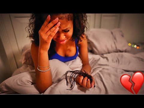 YANNI CRIED I CUT HER HAIR WHILE SLEEP