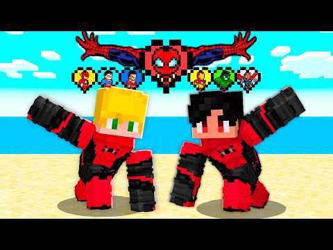 Minecraft, But I Have SUPER HEROES Hearts!
