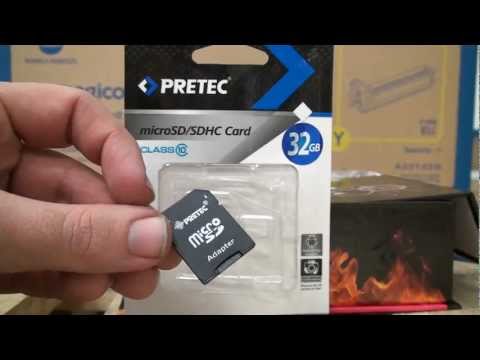 Pretec 32 GB microSDHC card class 10 + adapter SD (PC10MC32G)