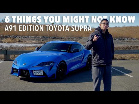 6 Things You Didn't Know about the A91 Edition Toyota Supra