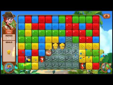 Lost Island Blast Adventure Level 880 - NO BOOSTERS 🏝️ | SKILLGAMING ✔️