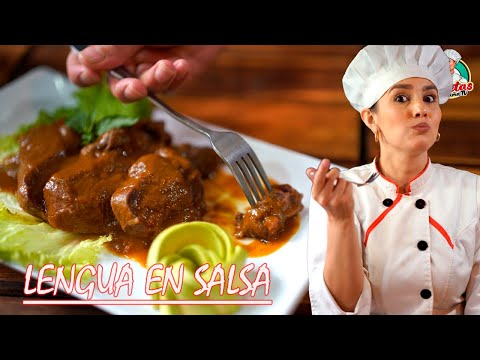 BEEF TONGUE in sauce for your lunch / how to prepare beef tongue