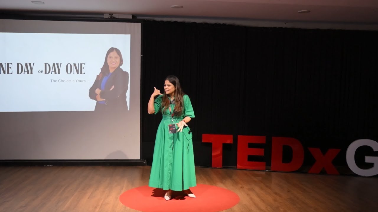 Neha Gupta on stage
