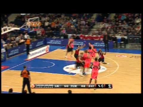 EuroLeague 2010 Week 9 highlights Lietuvos Rytas - Regal FC Barcelona