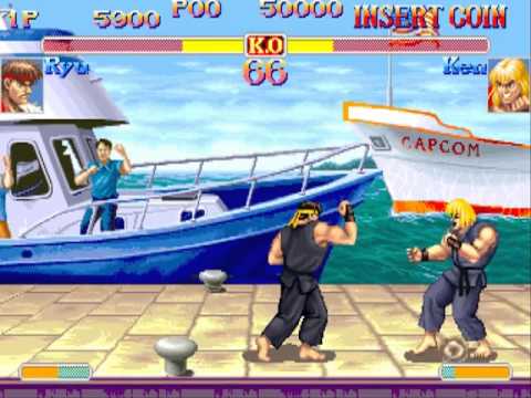 Super Street Fighter II Turbo Worl MAME Gameplay video Snapshot -Rom name ssf2t-
