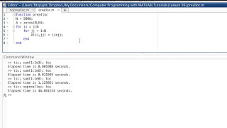 6.5 MATLAB Basics to Advance:  Preallocation (35/40)