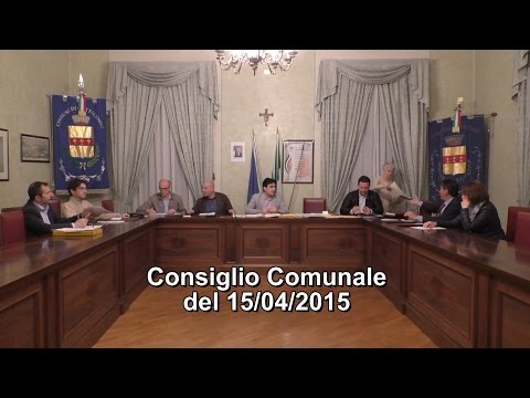 Consiglio Comunale del 15 Aprile 2015