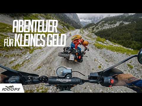 Wie viel Abenteuer steckt in kleinen Scramblern? Günstige Scrambler auf wilder Alpen-Motorrad-Reise