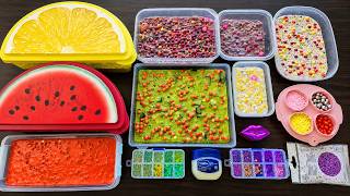 Making Very Satisfying and Relaxing Slime Smoothie - Calming Slime Mixing
