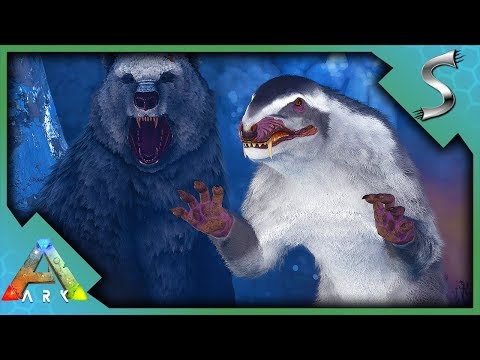 TAKING ON THE SNOW CAVE WITH A PACK OF MUTATED ALLOSAURUS! - Ultimate Ark [E26 - The Island]