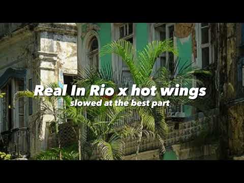 Real in Rio x hot wings💕