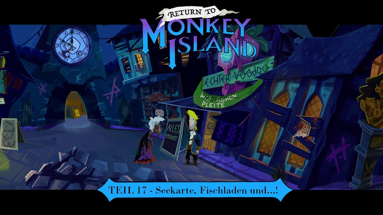 Undertaker vs. Monkey Island: Teil 17 – Seekarte, Fischladen und Rätselspaß! #gameplay #monkeyisland