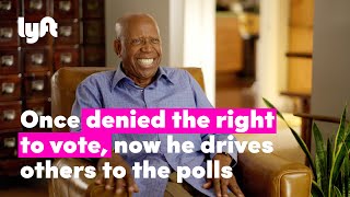 Lyft — He was denied the right to vote. Today, he drives others to the polls