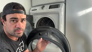 Maytag front load washer door seal install