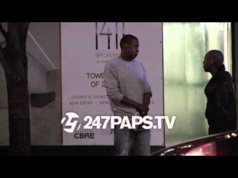 (Exclusive) JayZ and Beyonce leaving work real late night in NYC