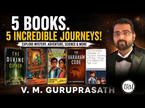 Meet the Author Behind 5 Incredible Books — V. M. Guruprasath on The Review Universe podcast