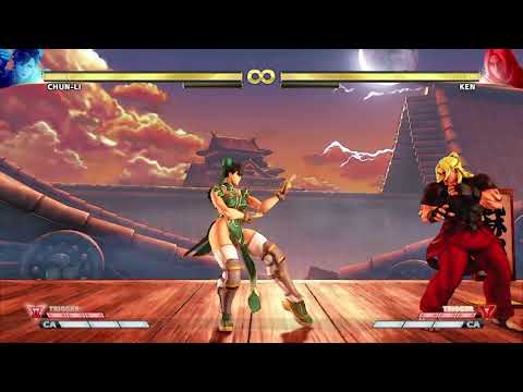 STREET FIGHTER V AE: Season 3 Chun-li vt2 tech and resets