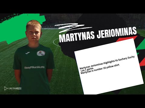 Martynas Jeriominas Highlights Vs Suchary Suchy Las, 1 game. MARTYNAS is number 16 yellow shirt