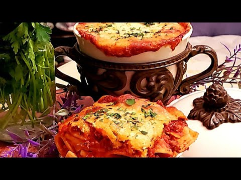 BAKED RIGATONI with GROUND BEEF #rigatonirecipes