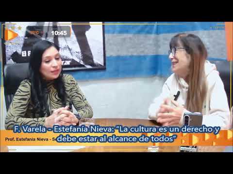  Estefanía Nieva, Sec. de cultura, deportes y recreación (MFV) : "La cultura es un derecho y debe estar al alcance de todos"