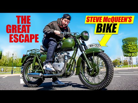 Starting the Most Iconic Motorcycle of All Time! | Steve McQueen's Great Escape Bike