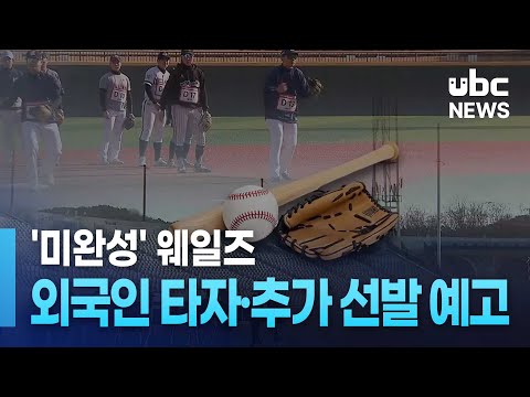 '미완성' 웨일즈.. 외국인 타자·추가 선발 예고