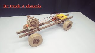 Diyhow to make rc truck & chassis from cardboa