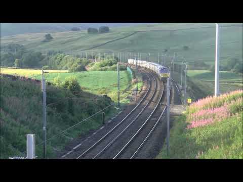 Early Morning Trains On Shap In The Cumbrian Fells: