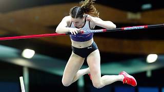 Liévin 2020 : Le saut à 4,65 m de Ninon Guillon-Romarin Liévin 2020 : Le saut à 4,65 m de Ninon Guillon-Romarin