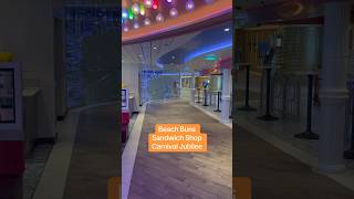 Beach Buns sandwich shop aboard Carnival Jubilee was pretty good! #cruise #carnival #foodie