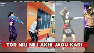 Tor nili nili akhi jadu kari dela TikTok terending viral video free fire dance