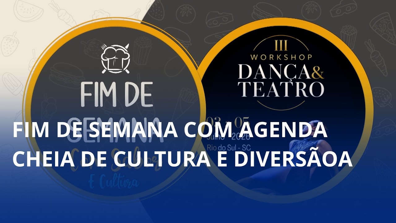 Fim de semana com agenda cheia de cultura e diversão