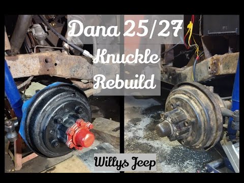 Dana 25/27 Jeep Axle Knuckle Rebuild