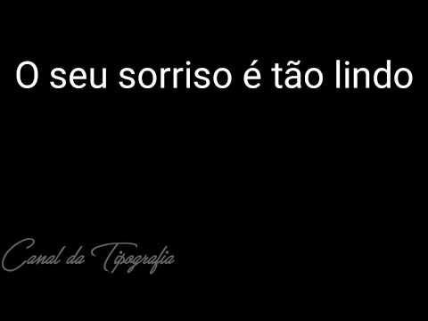 《Bernaa x Hiosaki - Só nós dois - Tipografia》