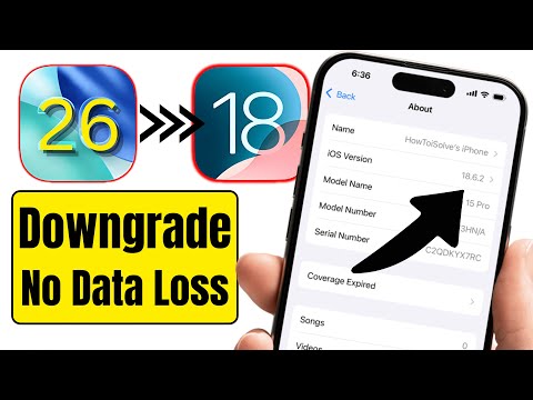 How To Downgrade iOS 26 to iOS 18 Without Losing Any Data (Safely)