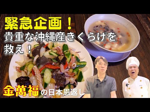 主役はきくらげ！【きくらげきゅうりイカの炒め】と【ピータンきくらげ薬膳スープ】～炎の料理人・金萬福の福を呼ぶレシピ！～Part 43