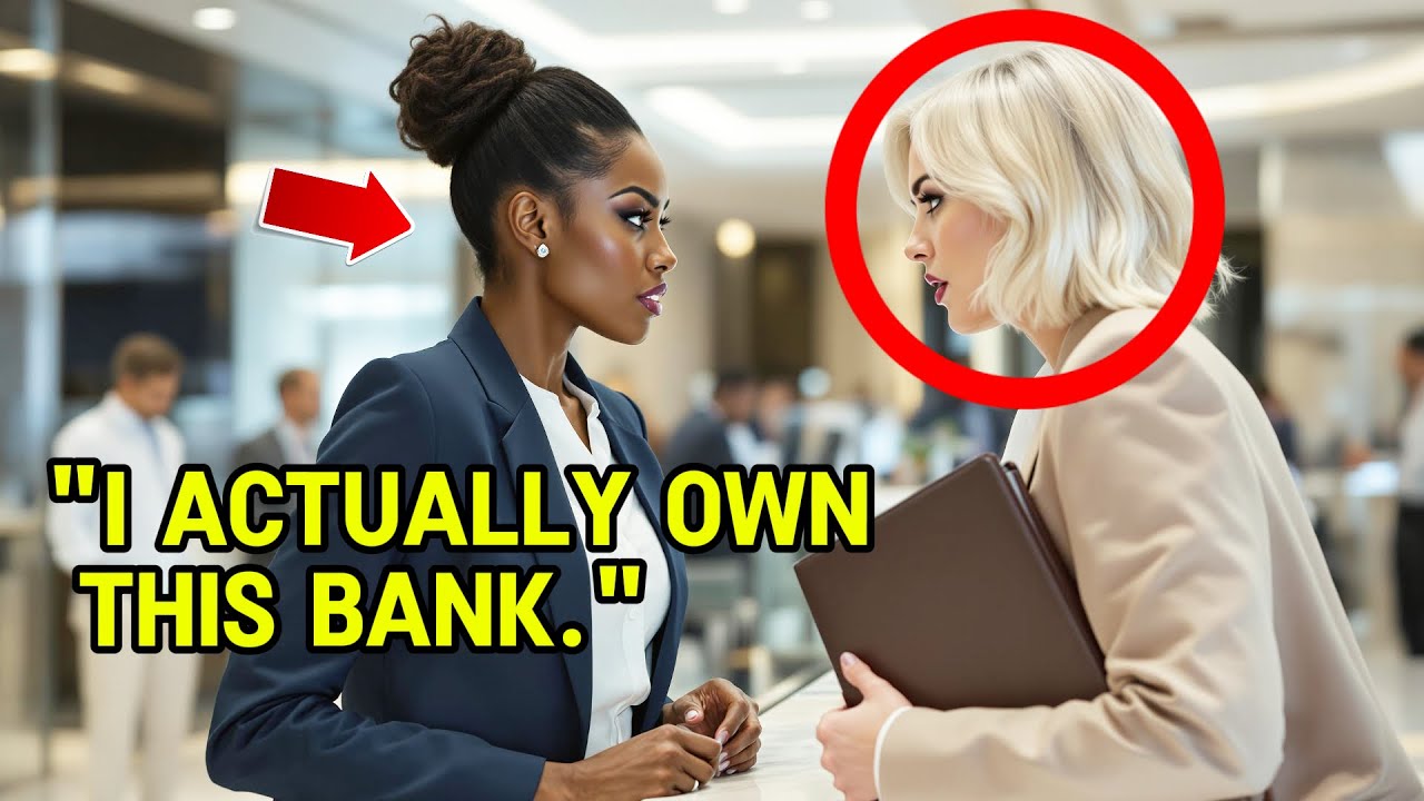 Rude Bank Teller Humiliates Black Woman—Her Next Words Freeze the Entire Branch!