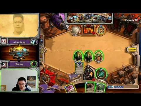 Trump vs Allandang | Quarterfinals Hearthstone World Championship NA 2015 | HS Esports