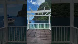 Relaxing at Sugar Beach Resort - St. Lucia 🇱🇨 #Vacation #stlucia #travel #beach  #luxuryescapes