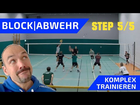 BLOCK ABWEHR TRAINING | Komplex und spielnah trainieren - Step 5 / 5