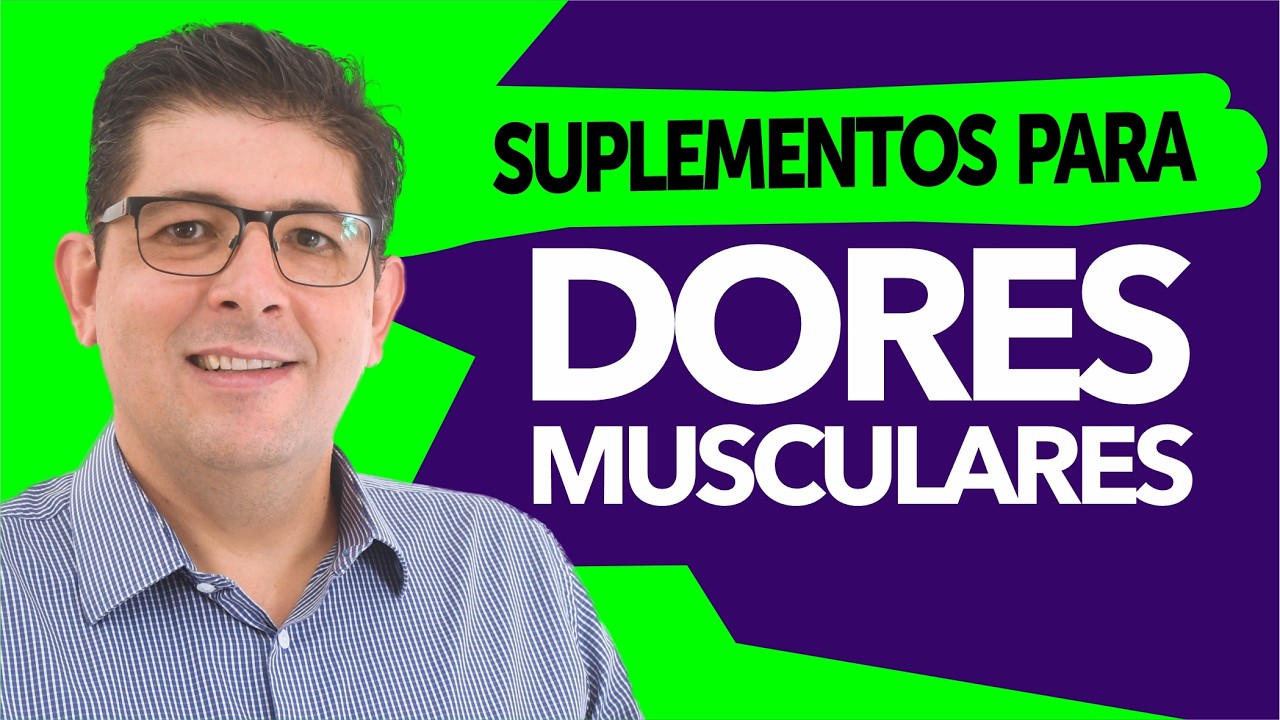Como aliviar as DORES MUSCULARES [principais suplementos] | Dr Juliano Teles