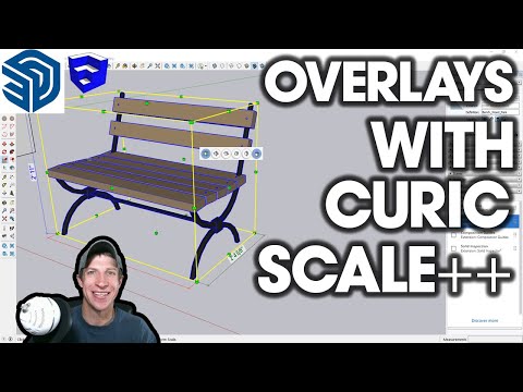 Amazing New OVERLAY Extension for SketchUp - Curic Scale ++ !